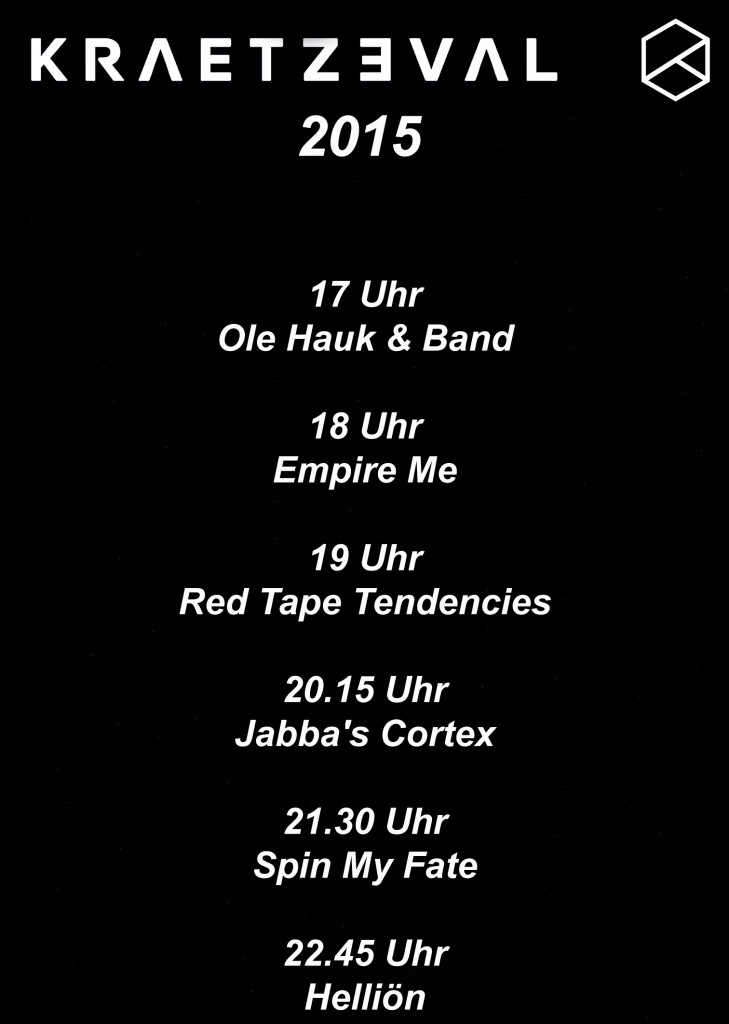 Timetable 2015